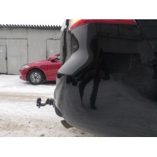 Фаркоп під квадрат на Toyota Land Cruiser Prado 120 (2002-2009) без підрізування бампера