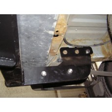 Фаркоп Ford Transit (2000-2013) бампер с подножкой. Литой крюк