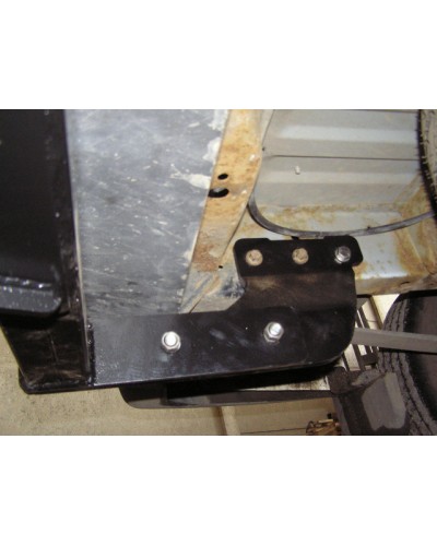 Фаркоп Ford Transit (2000-2013) бампер з підніжкою. Литий крюк