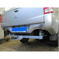 Фаркоп Galia Mitsubishi L-200 (2006-2015) Оцинкований. Бампер хром труба \ Хром бампер \ без бампер