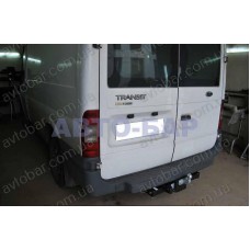 Фаркоп Ford Transit (2000-2013) бампер з підніжкою. Литий крюк