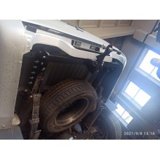 Фаркоп Mitsubishi L200 (2015-2024) під квадрат