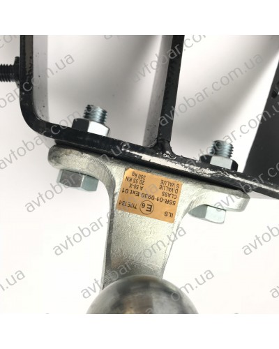 Фаркоп Mercedes Sprinter (1995-2006) під бампер з підніжкою. Литий гак