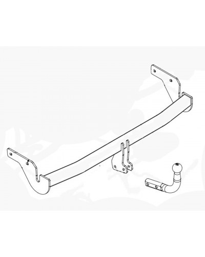 Фаркоп Peugeot 207 (2006-2012) Зйомний