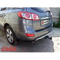Фаркоп Hyundai Santa Fe (2006-2013) під квадрат. Автопристрій