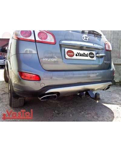 Фаркоп Hyundai Santa Fe (2006-2013) под квадрат. Автопристрій
