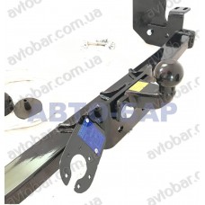 Фаркоп Volkswagen LT (1995-2006) литой крюк. Бампер без подножки