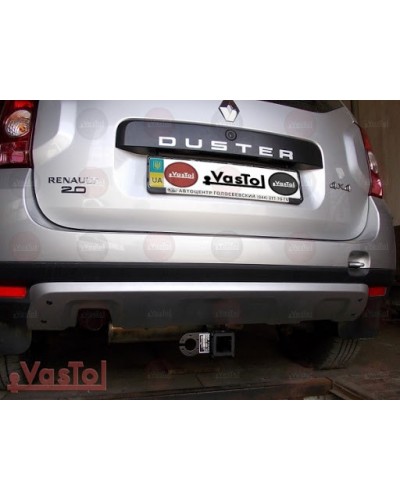 Фаркоп Dacia Duster (2010-2024) под квадрат. Vastol