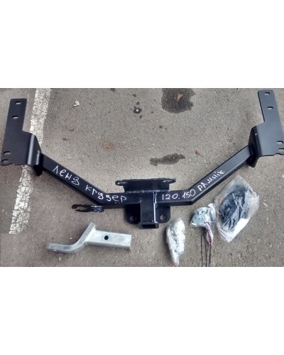 Фаркоп под квадрат Lexus GX 460 (c 2009--) без подрезки бампера