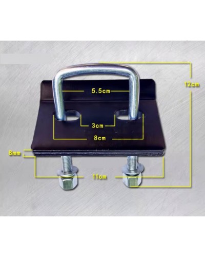 Антистук для фаркопа американської вставки. Фаркоп під квадрат
