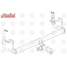 Фаркоп Peugeot Landtrek (с 2020 --) под квадрат. VAstol
