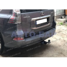 Фаркоп Lexus GX 460 (2009-2021) під квадрат. на штатну балку. Без підрізування бампера