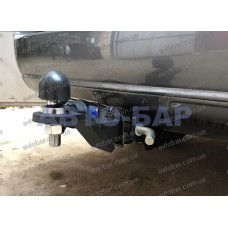 Фаркоп Lexus GX 460 (2009-2021) під квадрат. на штатну балку. Без підрізування бампера