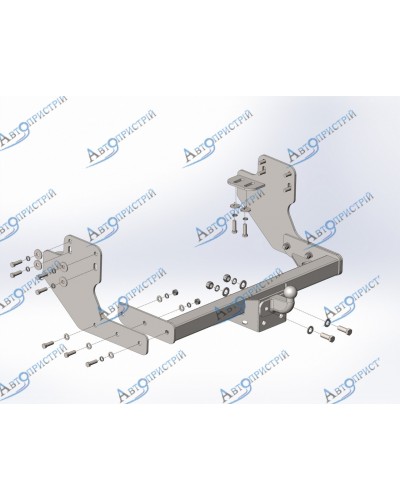 Фаркоп на Iveco Daily 70с18 (2019--) З'ємний крюк
