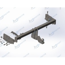 Фаркоп Mitsubishi Pajero Sport (2019--) під квадрат