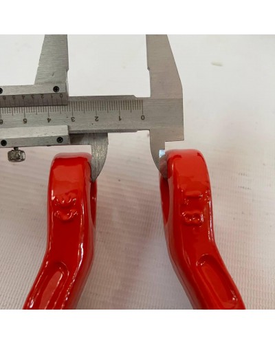 Фаркопная вставка с шаклом 3/4 со шлинтом (под американский квадрат)