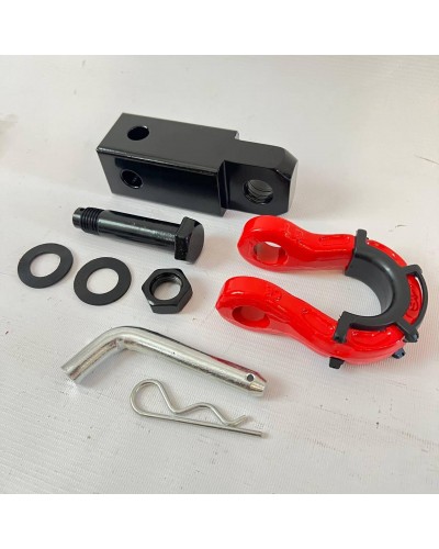 Фаркопная вставка с шаклом 3/4 со шлинтом (под американский квадрат)