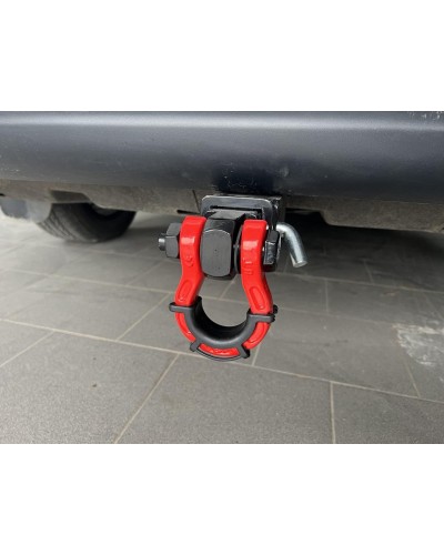 Фаркопная вставка с шаклом 3/4 со шлинтом (под американский квадрат)