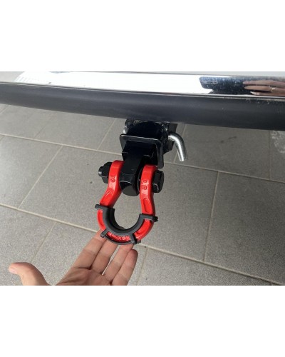 Фаркопная вставка с шаклом 3/4 со шлинтом (под американский квадрат)