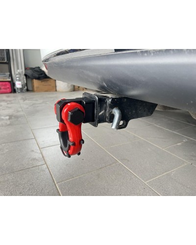 Фаркопная вставка с шаклом 3/4 со шлинтом (под американский квадрат)