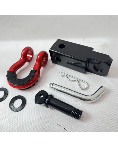 Фаркопна вставка із шаклом 3/4 зі шлінтом (під американський квадрат)