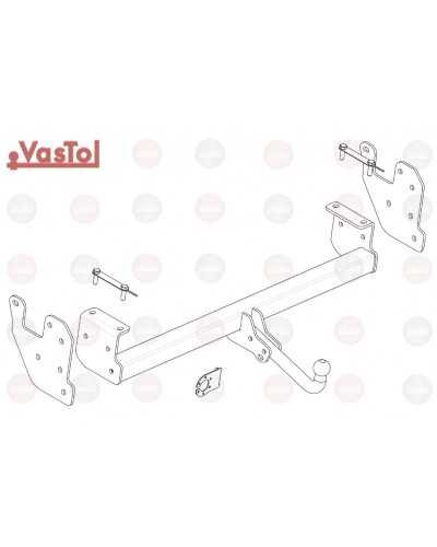 Фаркоп Isuzu D-Max (з 2020 --) Vastol