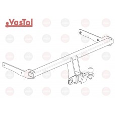 Фаркоп під квадрат Seat Ateca (з 2016 --) VAstol