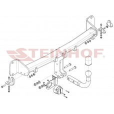 Фаркоп BMW 5 G30 \ G31 (2017-2024) Steinhof. Польща. Зйомний на болтах.