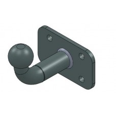 Гак на Фаркоп. На пластину. Кований куля