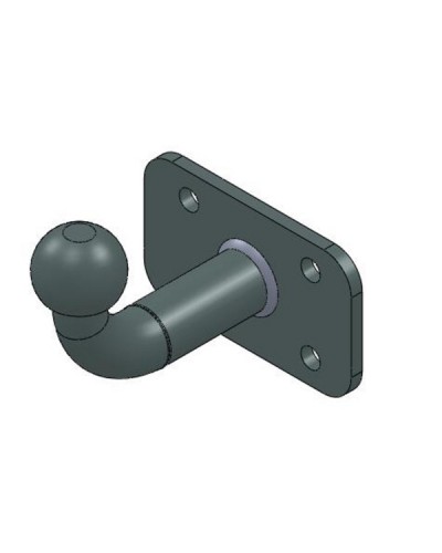 Гак на Фаркоп. На пластину. Кований куля