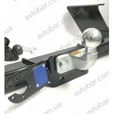 Фаркоп Mercedes Sprinter 906 (2006-2018) бампер с подножкой. Литой крюк.