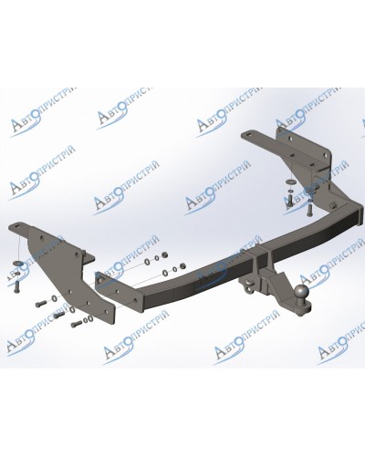 Фаркоп на Toyota Highlander (2019--) Съёмный крюк