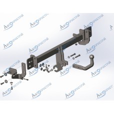 Фаркоп Toyota Camry 55 (2014-2017) USA. З'ємний крюк