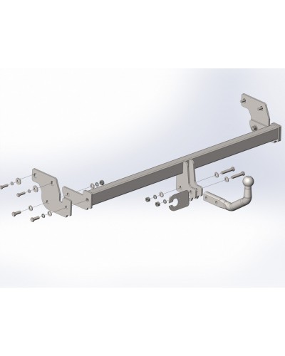 Фаркоп KIA Forte USA (2014-2018) Съёмный крюк