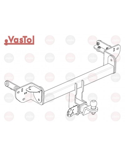 Фаркоп Subaru Outback (з 2019 --) під квадрат. VAstol