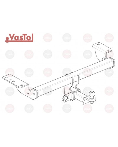 Фаркоп под квадрат  Nissan Murano Z52 (с 2014 --) VAstol