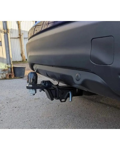 Фаркоп під квадрат на Lexus GX 470 (2002-2009) без підрізування бампера. На штатну балку