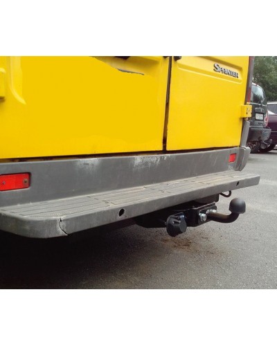 Фаркоп Volkswagen LT (1995-2006) На бампер з підніжкою. Литий гак