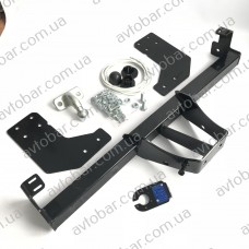 Фаркоп Volkswagen LT (1995-2006) На бампер с подножкой. Литой крюк