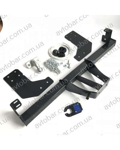 Фаркоп Volkswagen LT (1995-2006) На бампер з підніжкою. Литий гак