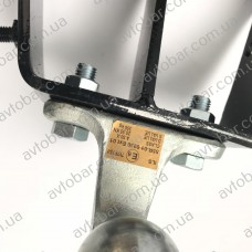 Фаркоп Volkswagen LT (1995-2006) На бампер с подножкой. Литой крюк