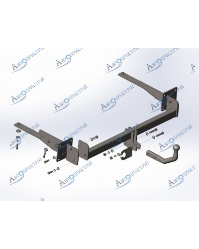 Фаркоп Volkswagen Caddy (2020-2025) З'ємний крюк