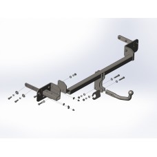 Фаркоп Jeep Renegade TrailHawk (2014-2022) Зйомний