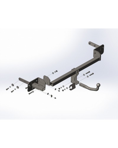 Фаркоп Jeep Renegade TrailHawk (2014-2022) Зйомний