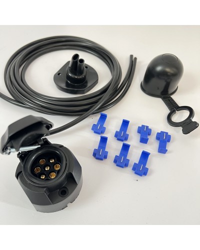 Електропакет фаркопа 7-контактний. Розетка , дроти, ковпачок