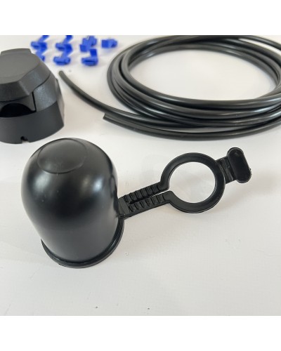 Електропакет фаркопа 7-контактний. Розетка , дроти, ковпачок