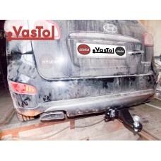 Фаркоп Hyundai Santa Fe (2006-2013) під квадрат. Vastol