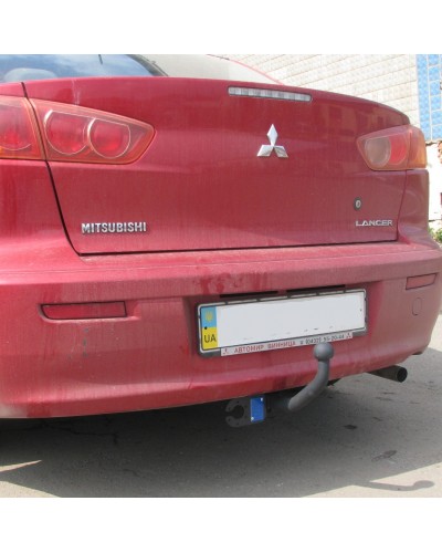 Фаркоп Mitsubishi Lancer 10 (з 2007--) Баняк вихлопної поперек машини