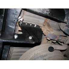 Фаркоп Mitsubishi L200 Європеєць (2006-2015) з пластикової підніжкою