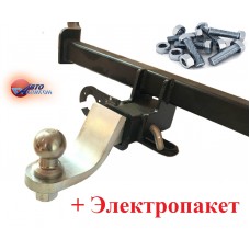 Фаркоп під квадрат Toyota Hilux (c 2015--)